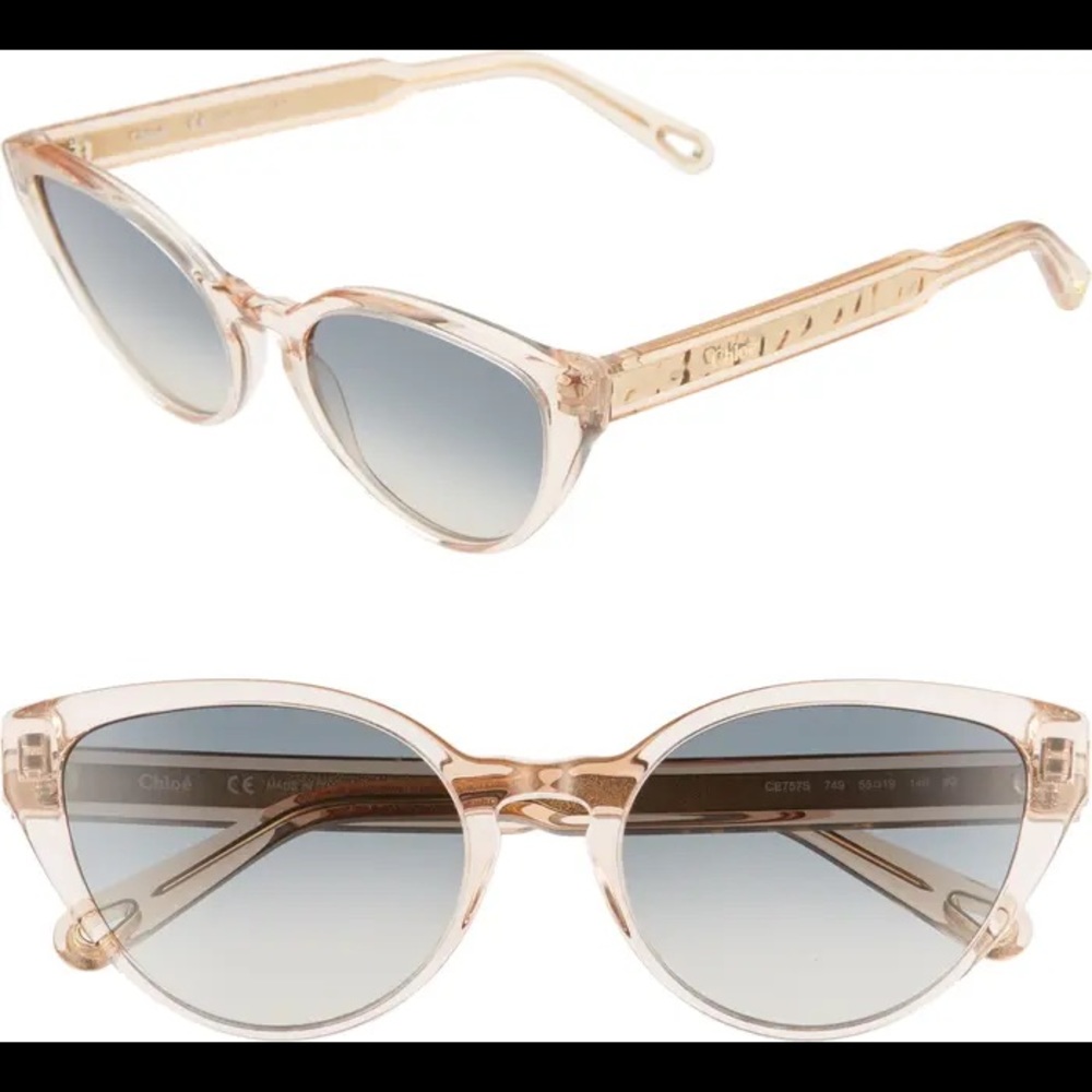NWOT CHLOE Willow 55mm Cat Eye Sunglasses